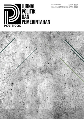 					View Vol. 6 No. 1 (2026): Politicos: Jurnal Politik Dan Pemerintahan
				